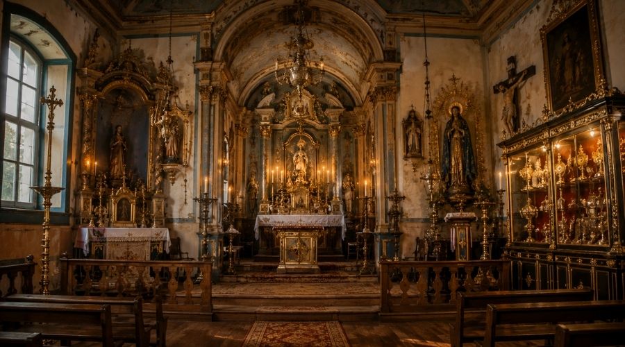 Arte Sacra em igrejas do século XVII